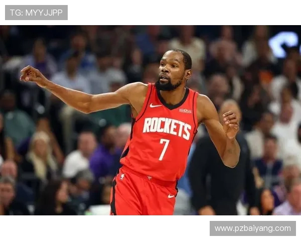 火箭官方发布胜利海报阿门与杜兰特击掌瞬间定格荣耀时刻